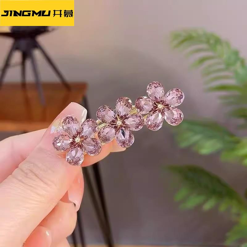 井慕~高颜值新款韩版发夹森系鸭嘴夹洋气侧边夹刘海夹碎发卡夹子