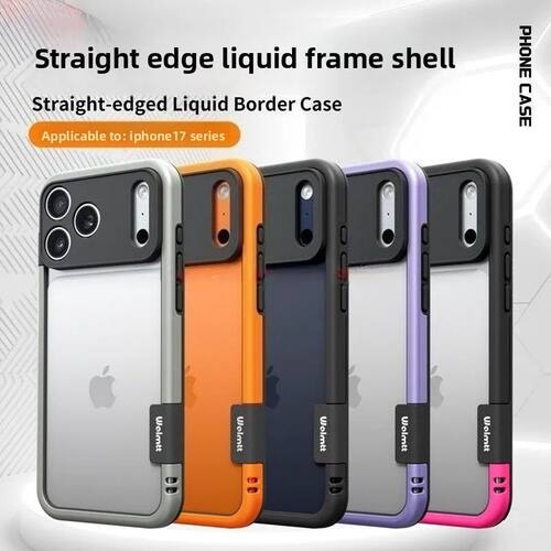 Colorful Soft Silicone Edge Bumper Frame Case for IPhone 17