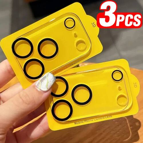 3PCS Tempered Glass Camera Lens Protectors DYM for IPhone