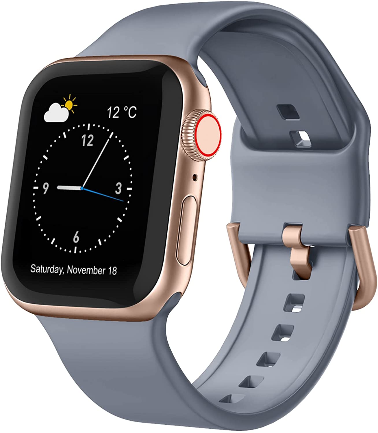 2022 Soft Silicone Band for Apple Watch Series 7 6 5 4 3 2 1