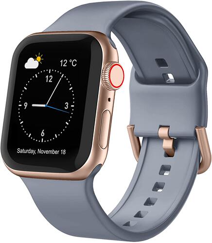 2022 Soft Silicone Band for Apple Watch Series 7 6 5 4 3 2 1