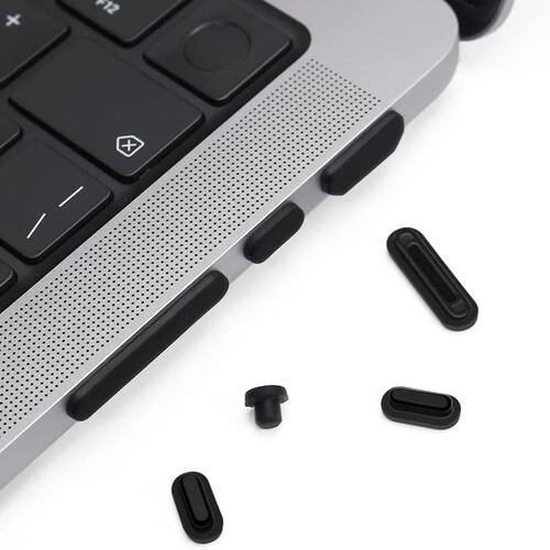 7PCS Dust Plug Cover Dirt Plug Cups Set for MacBook Pro