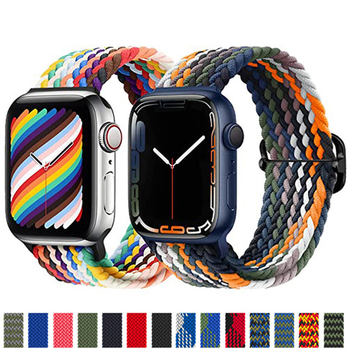 Braided Solo Loop For Apple watch band 49mm 45mm 41mm 44mm