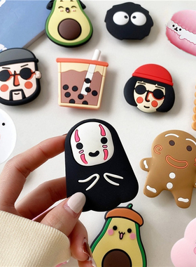 Luxury Cute Cartoon Finger Ring Mobile Phone handle bracket