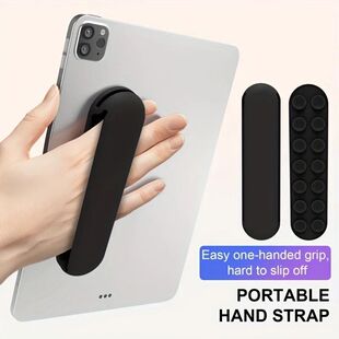 One-Handed Tablet & Phone Grip Finger Wrist Strap