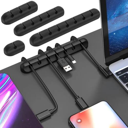 LZQLY Cable Organizer Management Wire Holder Flexible USB