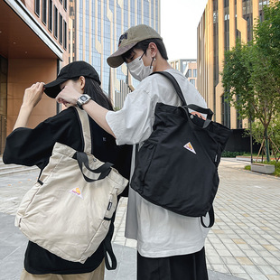 日单户外双肩包背包可手提两用大容量耐磨耐脏旅游上学露营电脑包