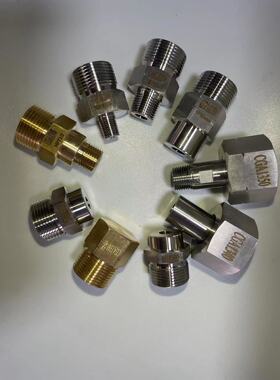 CGA1350  CGA1340焊接外丝转接头CGA1350铜堵头气体阀门专用接头