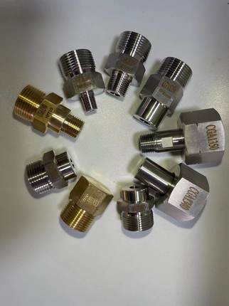 CGA1350  CGA1340焊接外丝转接头CGA1350铜堵头气体阀门专用接头