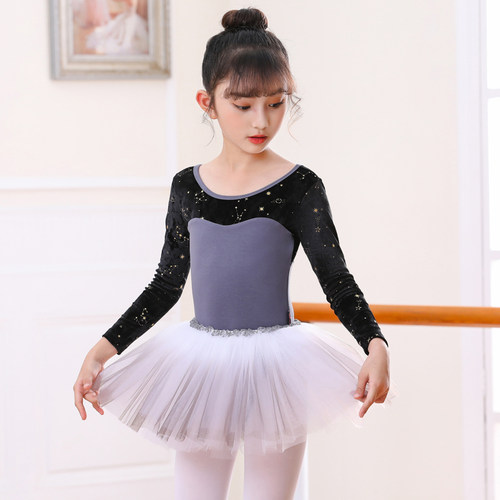 舞蹈服儿童女夏季吊带粉色体操服