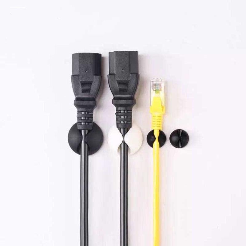 电线整理桌面固定器理线器数据线固线夹充电线鼠标线夹线扣卡线器