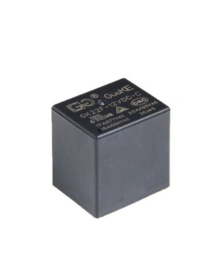 4脚常开型17A大功率小型电磁继电器5V 12V 24VDC转换型5脚22F SRU
