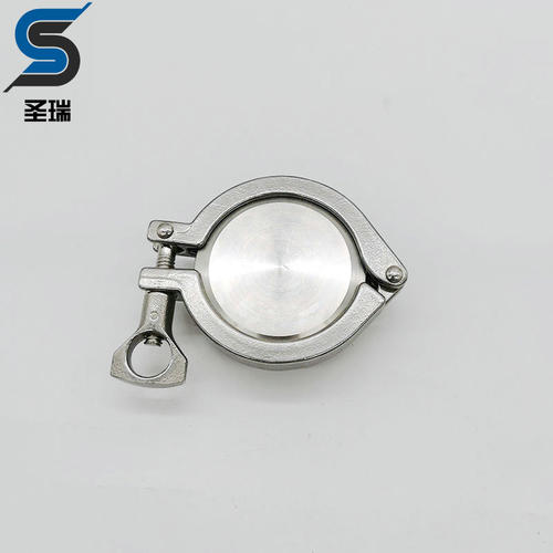 盲板快装盲板套装304卡箍接头堵片卫生级不锈钢堵头卡箍接头 卡箍