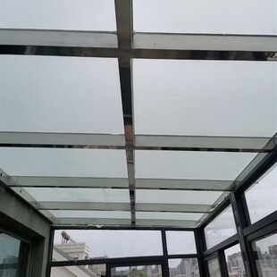 深圳断桥铝合金不锈钢夹胶钢化玻璃阳光房遮阳屋顶露台雨棚封阳台