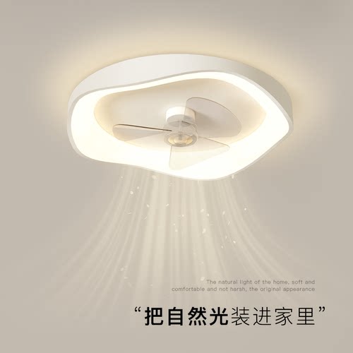 中师傅LED简约卧室创意风扇灯具