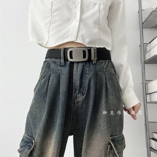 简约ins风尼龙腰带男女款百搭潮流休闲裤腰带户外耐用训练裤带宽