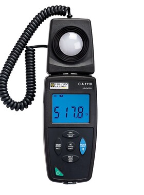 法国CHAUVIN ARNOUX照度计CA1110光照计 荧光光源的光谱误差补偿