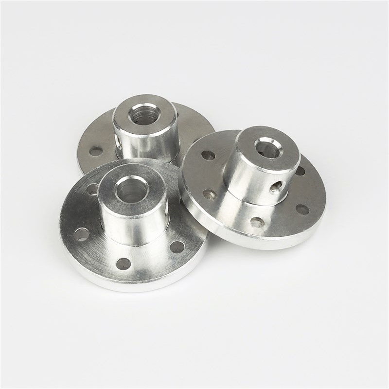 法兰联轴器 法兰盘 铝合金 全向麦克纳姆轮 法兰连接轴支座连接器