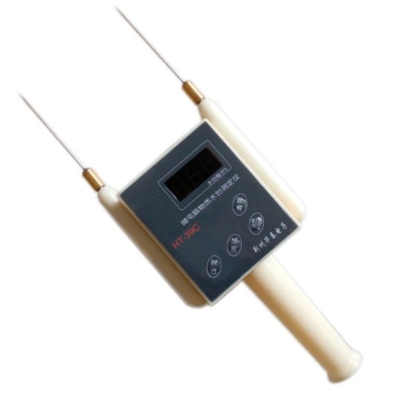 棉纱水分仪纺织纤维水份测定仪纱线布料皮革测量皮棉回潮率测试仪