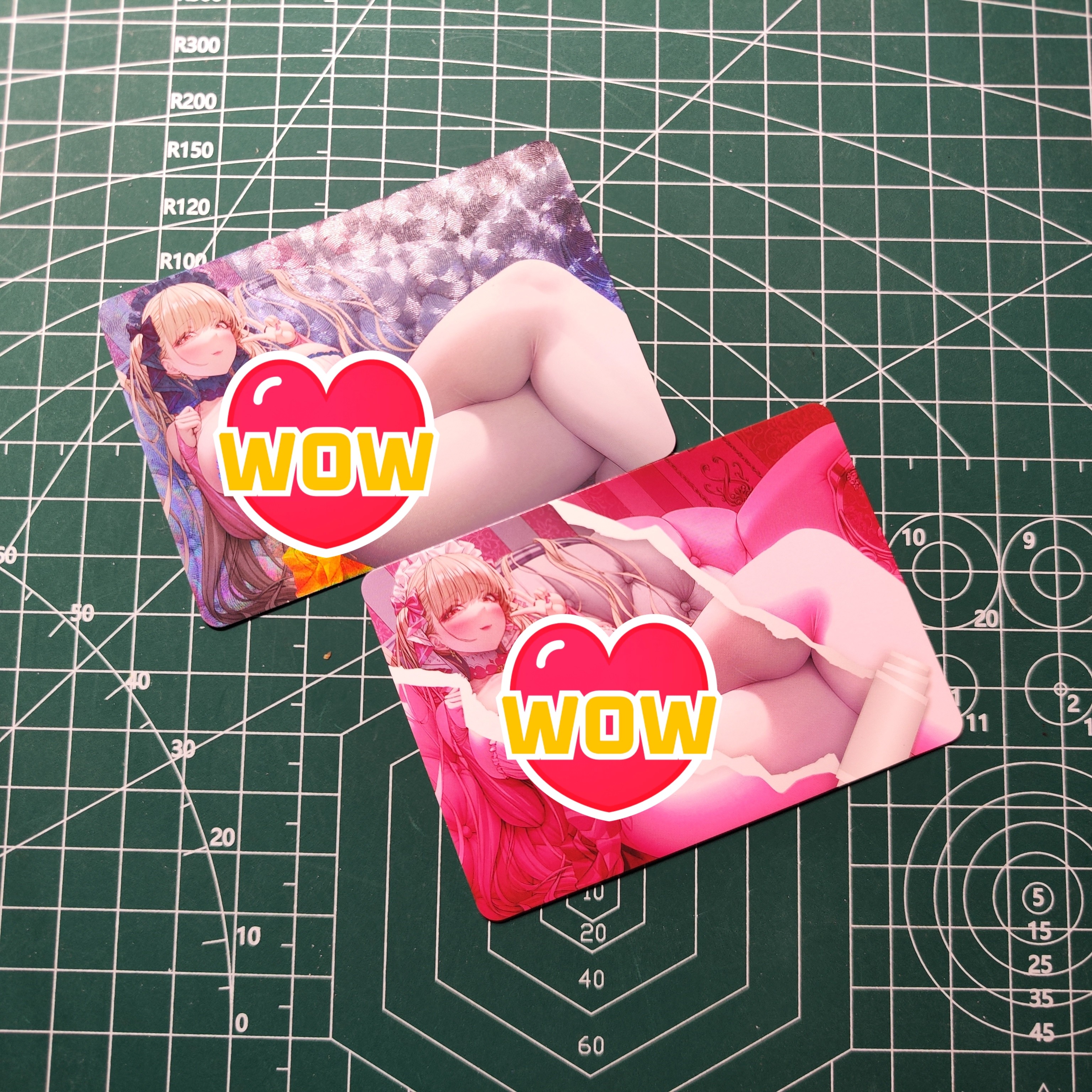 动漫女神收藏卡牌甜心少女单卡彩闪工艺卡牌63×88