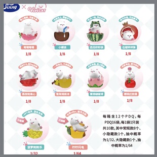 思成VIVICAT果果系列治愈系水果盲袋萌粒女孩男生公仔摆件盲盒