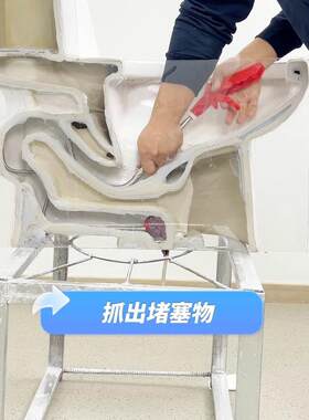 桶疏通器一炮通下水道疏通神器管道疏通马桶地漏疏通下水道工具马