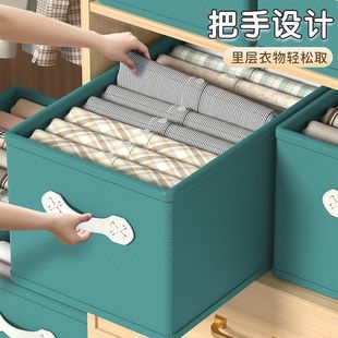 被子衣物玩具零食整理宿舍书本收纳盒收纳 棉麻收纳箱衣柜家用装