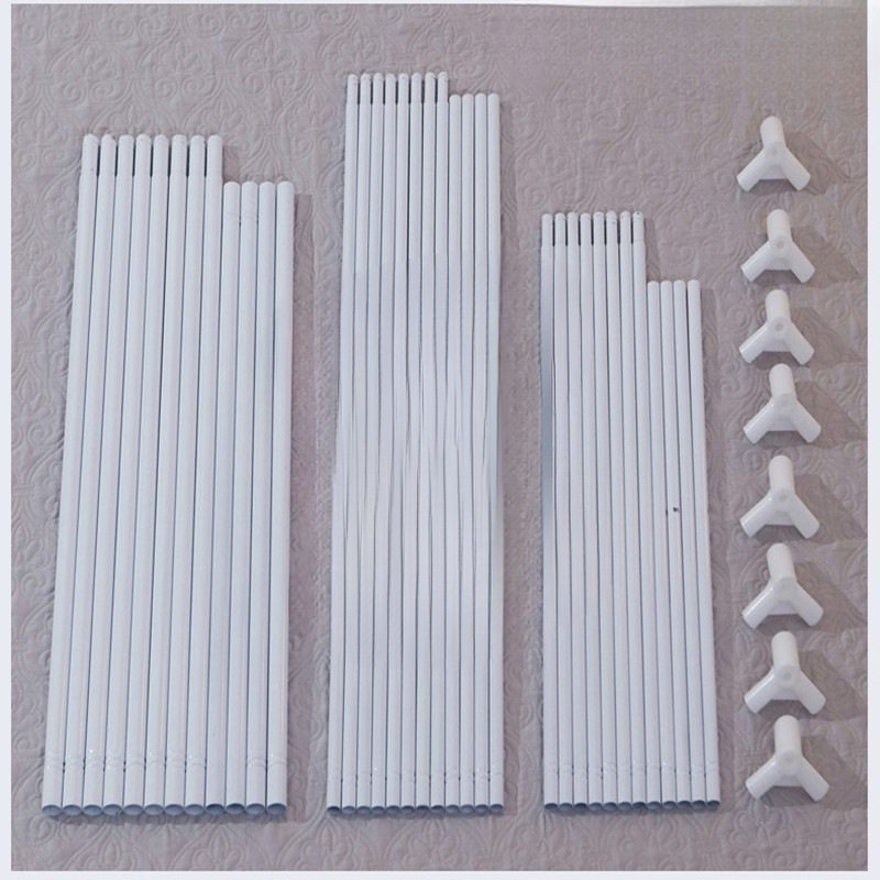 蚊帐架子支架杆子铁艺烤漆单根单买支架配件直径16毫米12mm淳枫