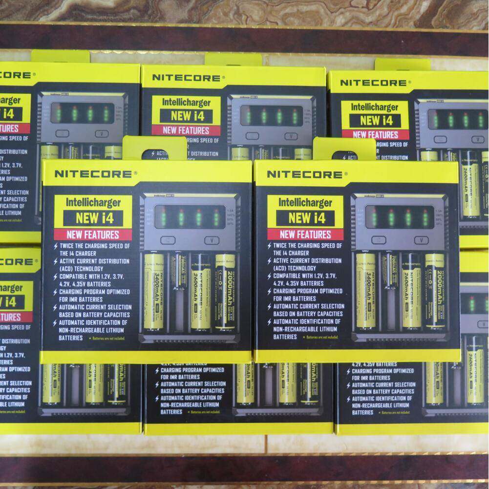 Nitecore 奈特科尔 I4 14500 18650 18500 26650锂电池充电器