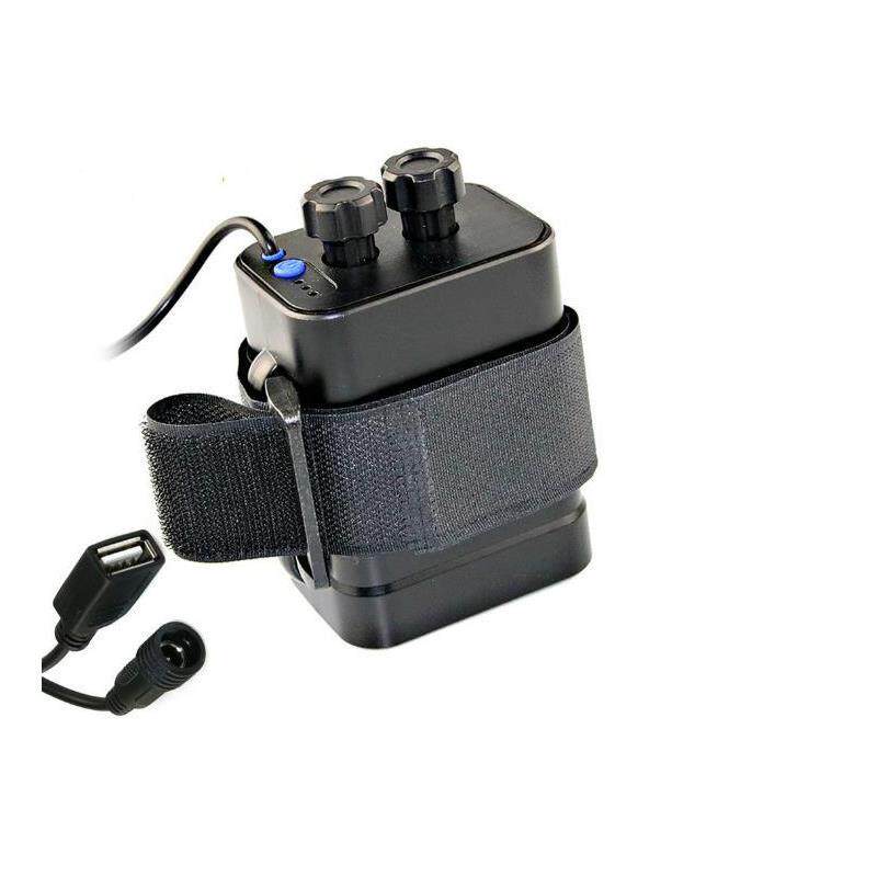 18650电池盒带线USB/DC双接口电池盒 8.4V自行车灯电池盒