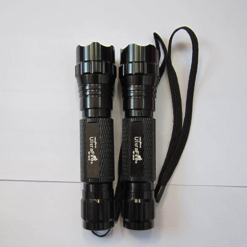 CREE T6 U2 LED强光手电筒 501B户外充电远射铝合金手电筒