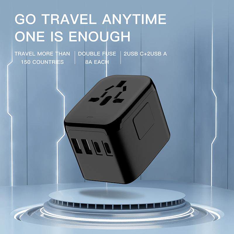 旅行充电器2USB+2 type-C英规美规欧规全球通插头212多国转换插座