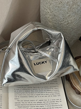 JW stylish 小众三角饭团手提包包女 软皮单肩包饺子包百搭斜挎包