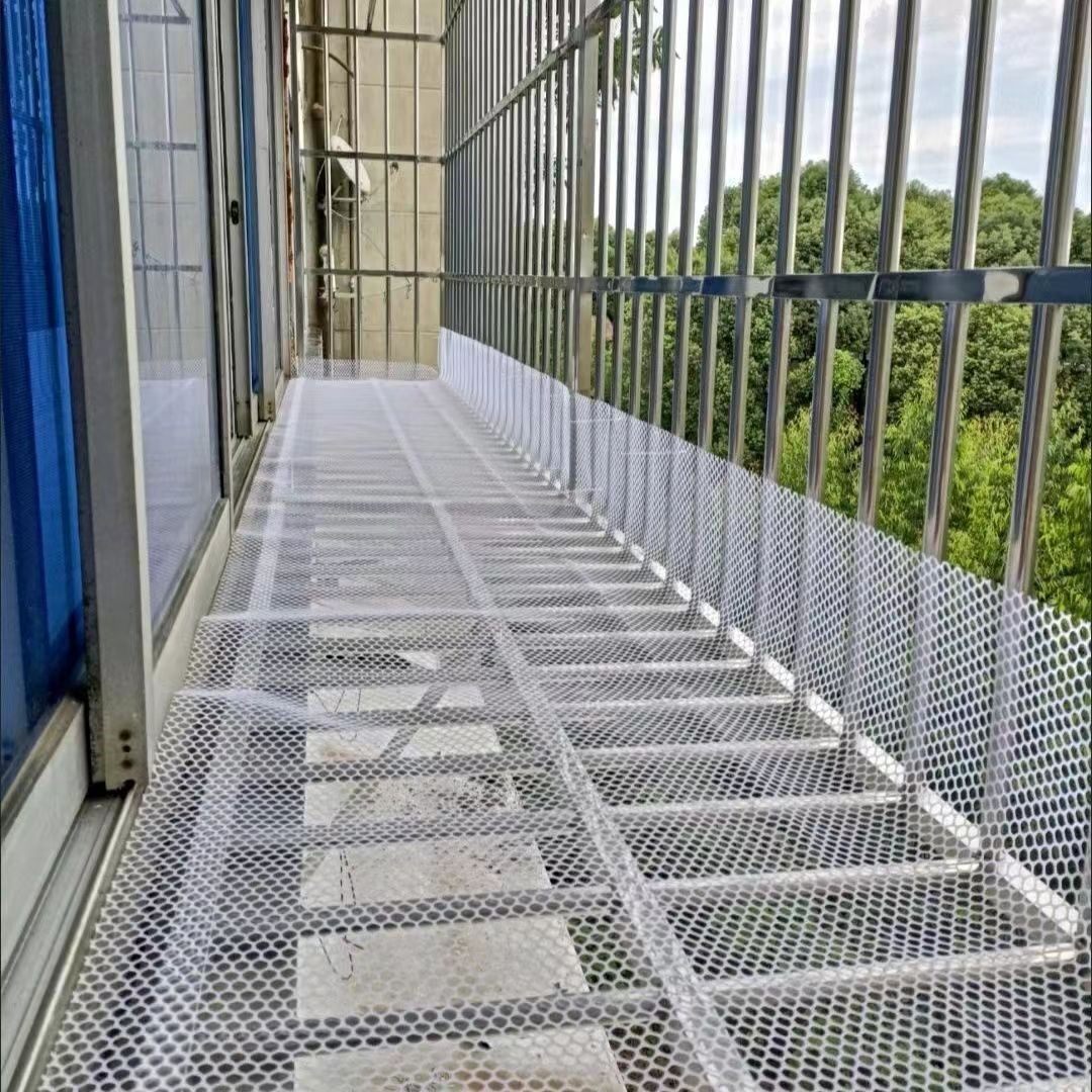 阳台防护网防盗窗晾晒防漏网格垫塑料网格封窗拦猫宠物护栏隔离网