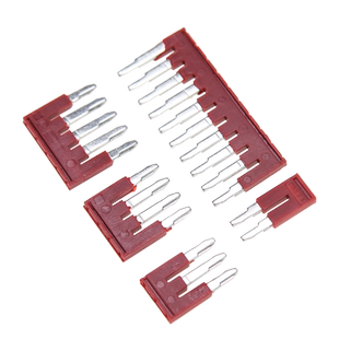 PT/ST2.5弹簧接线端子短接条FBS10-5中心边插件2/3/4/10位连接条