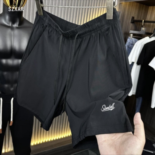 运动裤 夏季 三分不过膝梭织速干跑步健身训练中裤 美式 速干篮球短裤