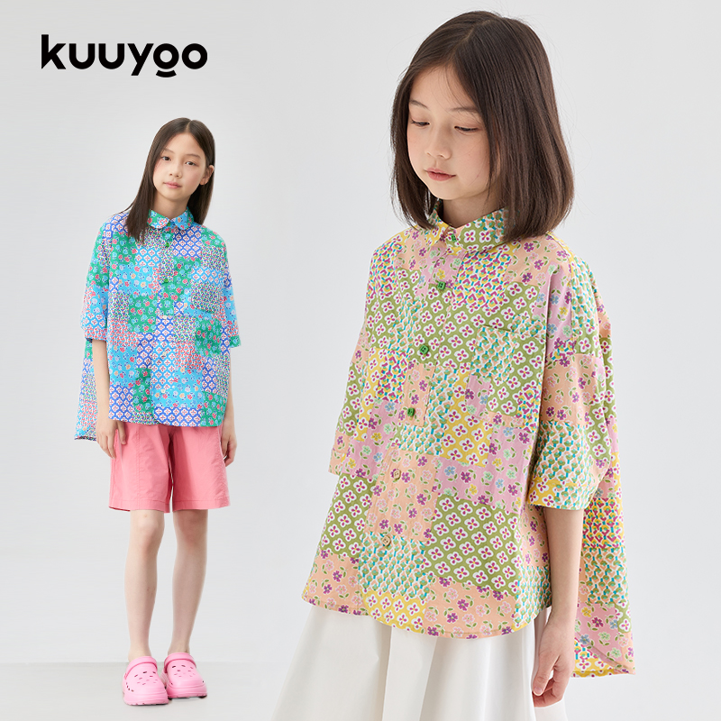 纯棉夏季和风短袖衬衫