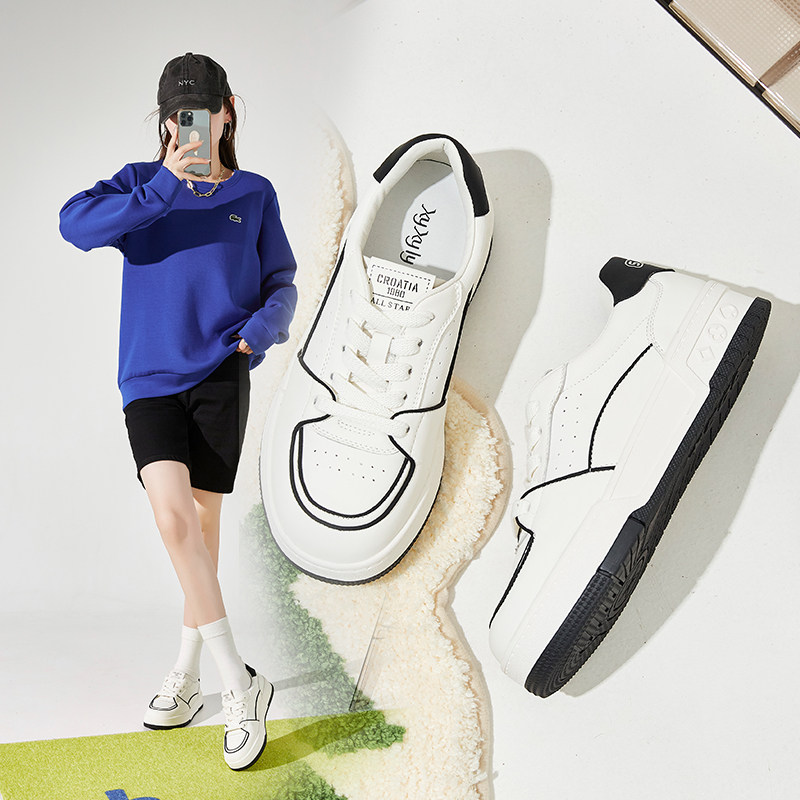 xyxyly/香香莉韩版圆头小白鞋