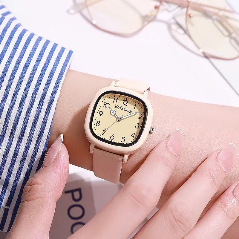 初中生防水高颜值方形女腕表