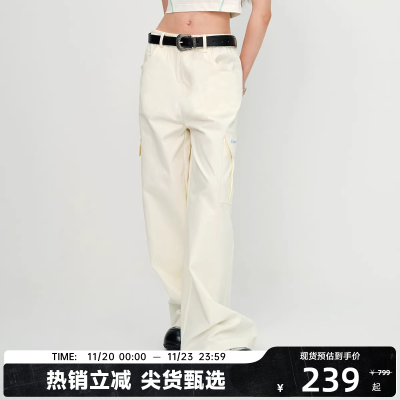 女子女子轻运动系列工装长裤