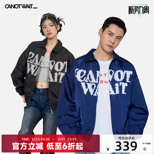【明星同款】CANOTWAIT陈伟霆镜面印花上衣美式夹克外套男秋冬