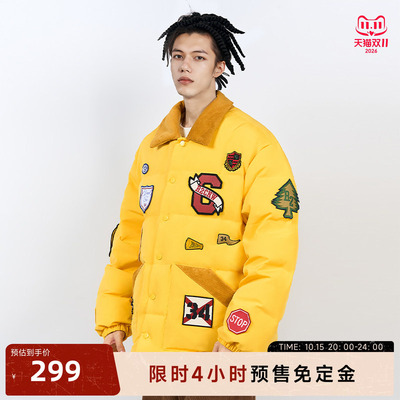 【双11预售】CANOTWAIT ROUND TWO联名美式复古羽绒夹克外套