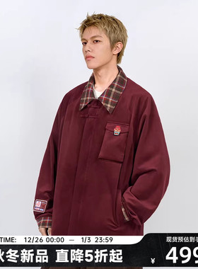 CNW迪士尼疯狂动物城系列新中式翻领外套秋冬节庆限定休闲保暖潮