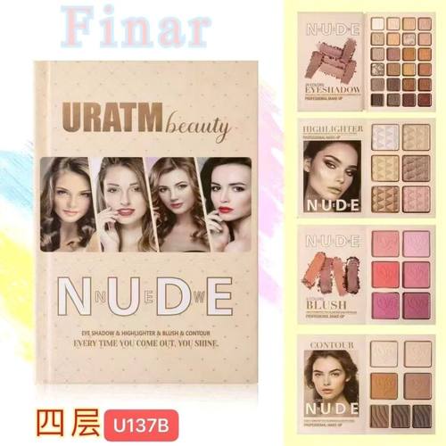 新疆爆款新款眼影78书本高光彩妆一体腮红珠光哑光COS舞台化妆师