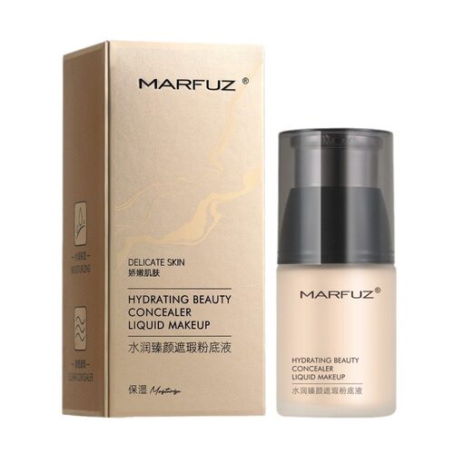 MARFUZ轻薄水润粉底液保湿遮瑕