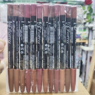flormar12色防水持久不沾杯掉色口笔画唇笔哑光易上色唇线笔