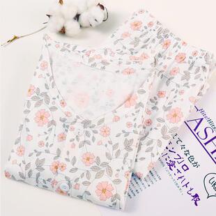 女夏季 春秋全棉大码 纯棉长裤 薄款 宽松家居服 休闲空调裤 睡衣睡裤