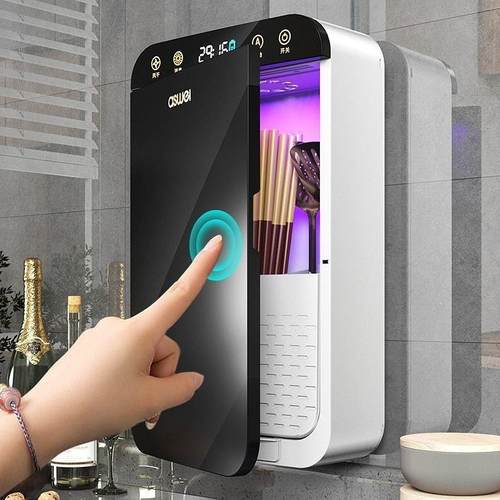 智能筷子消毒机紫外线家用风干防尘挂壁式餐具收纳盒新款筷子筒