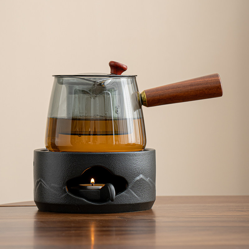 温茶炉蜡烛加热炉公道杯茶壶保温底座煮茶炉小火炉餐厅热茶温茶器
