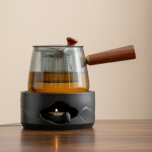 温茶炉蜡烛加热炉公道杯茶壶保温底座煮茶炉小火炉餐厅热茶温茶器